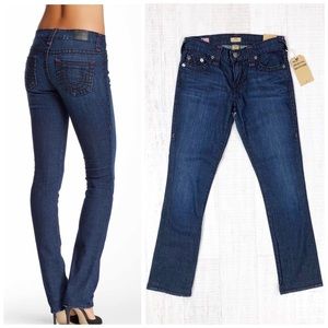 True Religion Cora Super T Slim Straight Jean 24